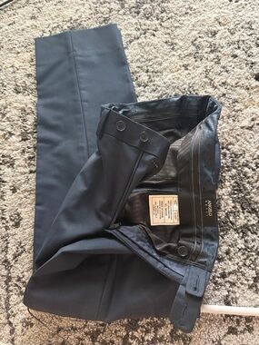 Angelo Men's Dark Blue Dress Pants - Tailored Finish